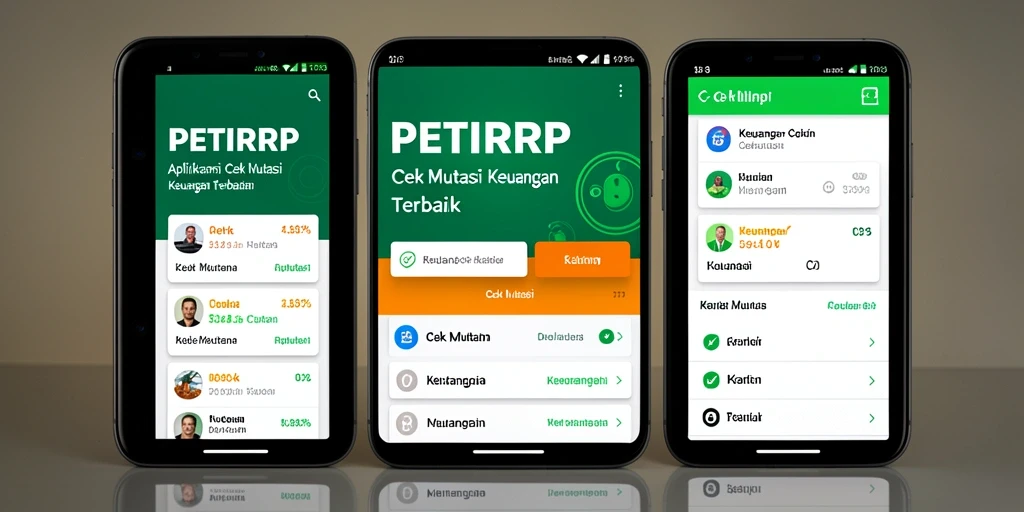 Antarmuka PETIRRP menunjukkan riwayat mutasi keuangan secara jelas.