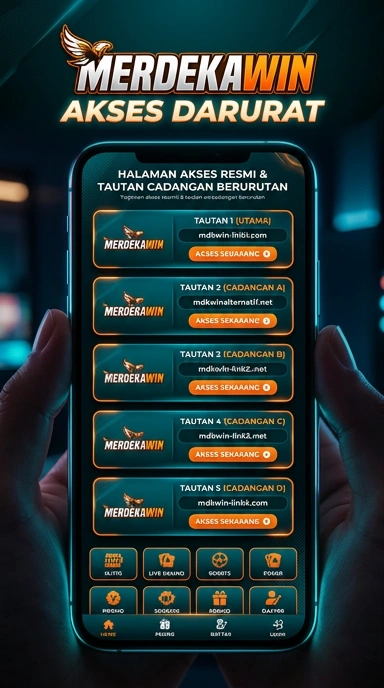 Tampilan link alternatif merdekawin